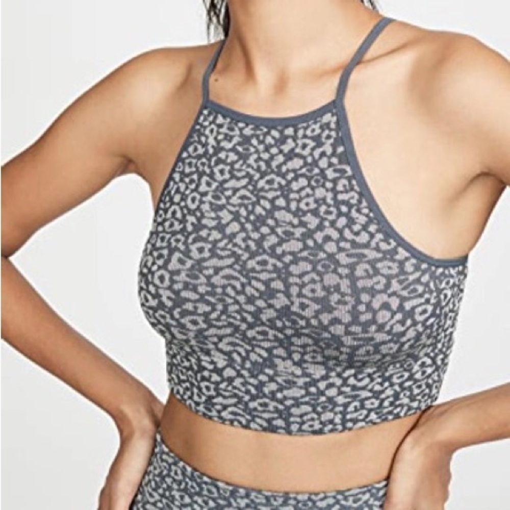 Free People Movement Leopard Tank Top
